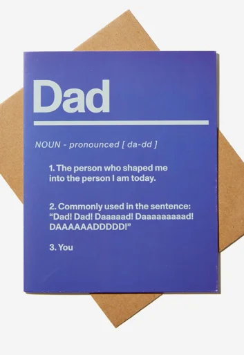 TYPO Thiệp - Fathers Day Card