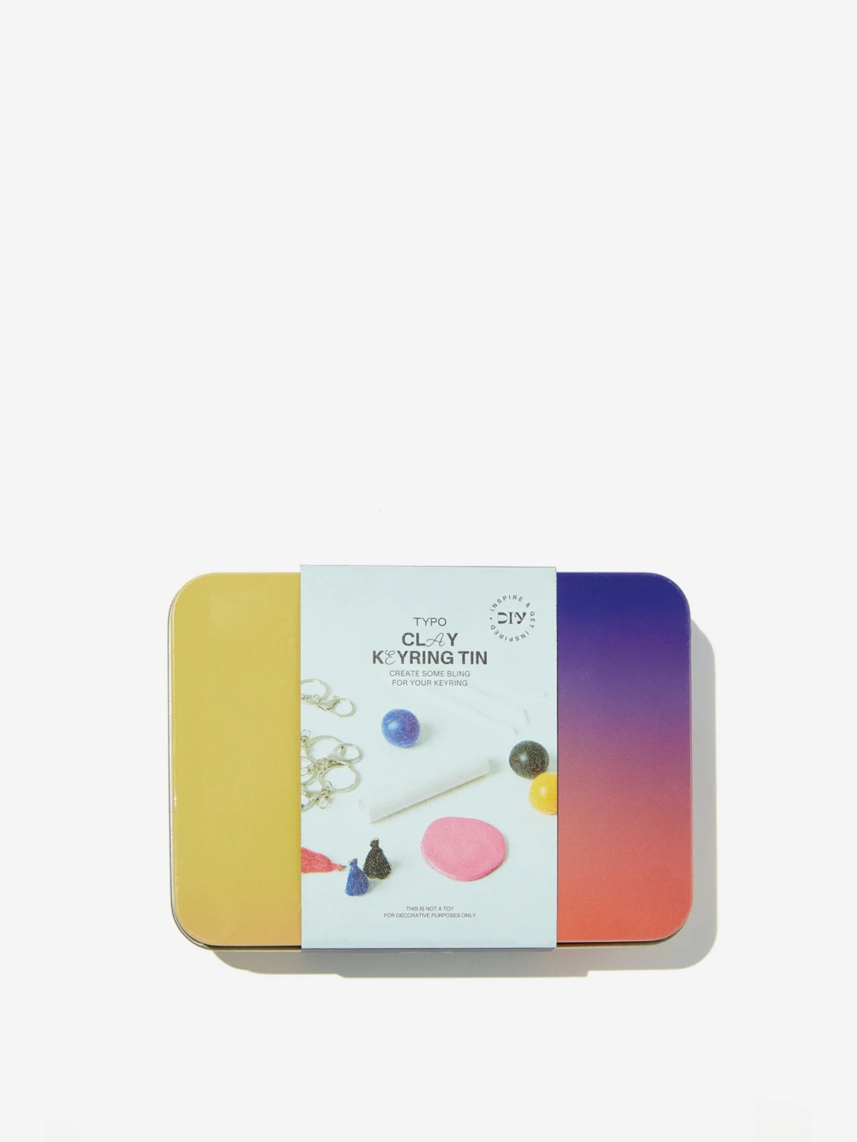 TYPO Bộ Dụng Cụ DIY Làm Móc Khóa - DIY Clay Keyring Tin