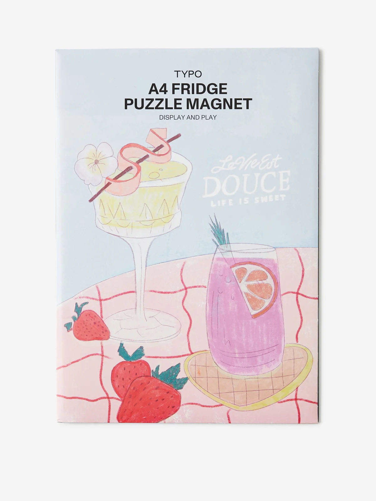 TYPO Bộ Đồ Chơi Ghép Hình  - A4 Fridge Puzzle Magnet