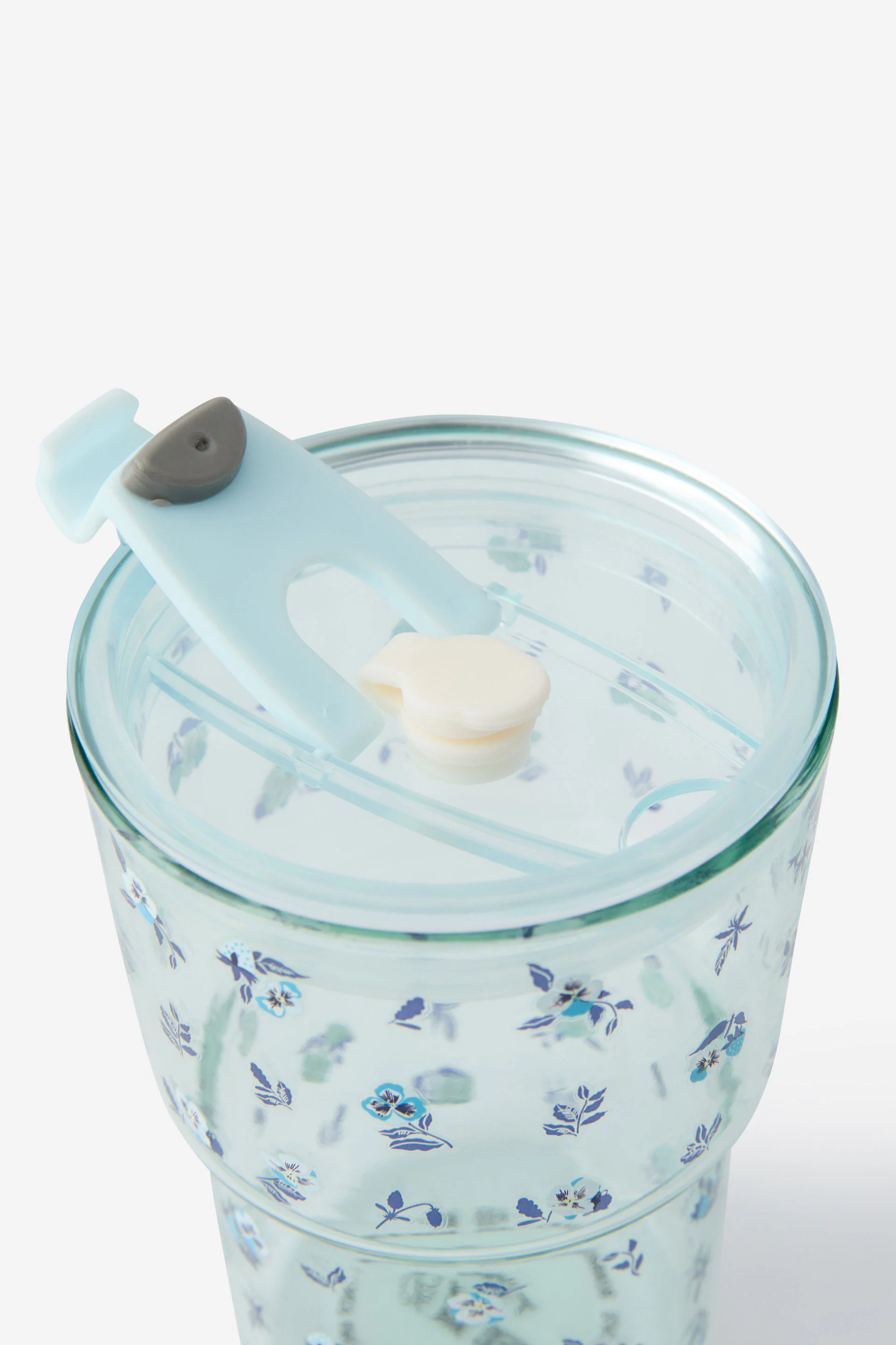 TYPO Ly Thủy Tinh Có Nắp 380ml - Love A Latte Glass Tumbler 380ml