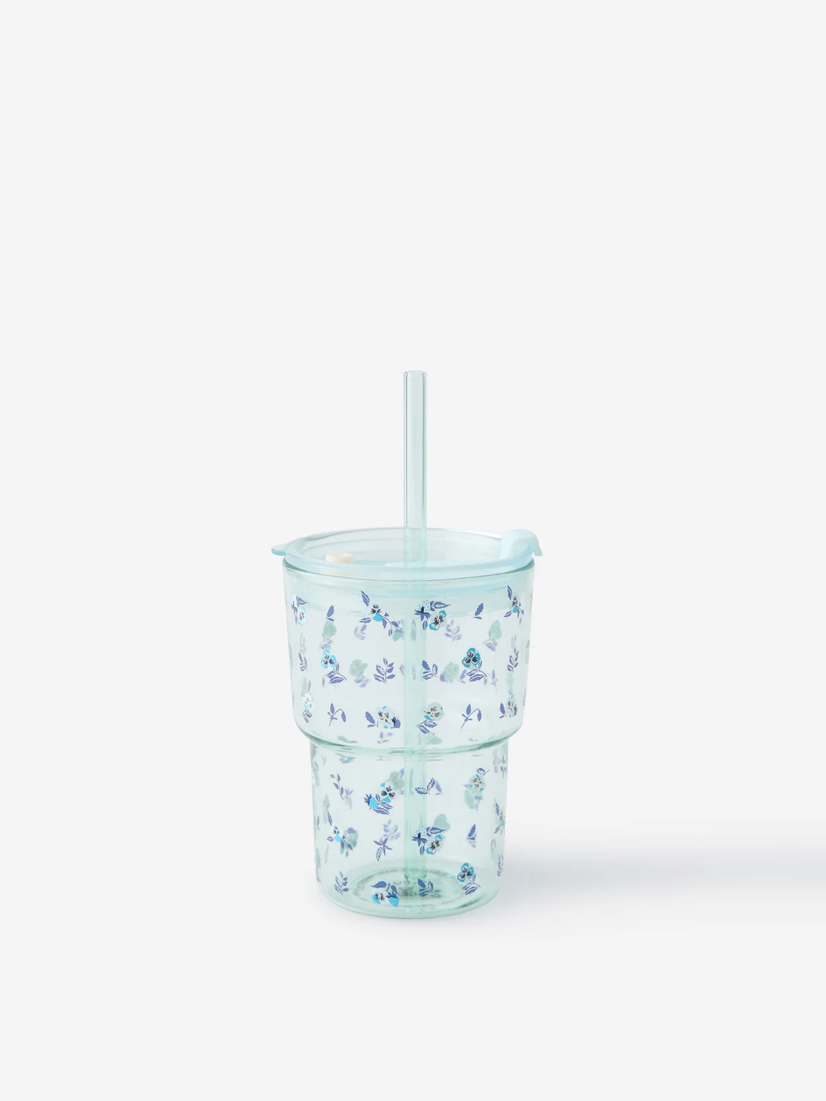 TYPO Ly Thủy Tinh Có Nắp 380ml - Love A Latte Glass Tumbler 380ml