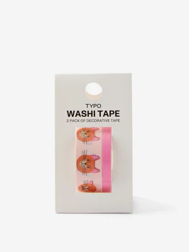 TYPO Băng Keo 2 Cái/Bộ - Washi Tape 2Pk