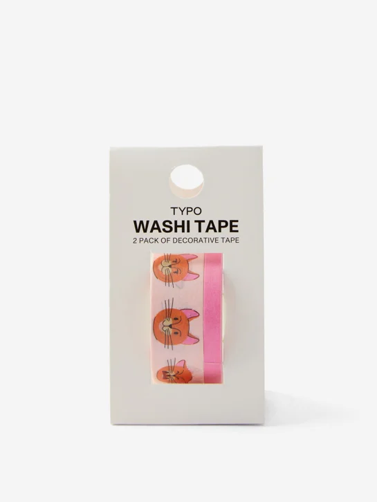 TYPO Băng Keo 2 Cái/Bộ - Washi Tape 2Pk