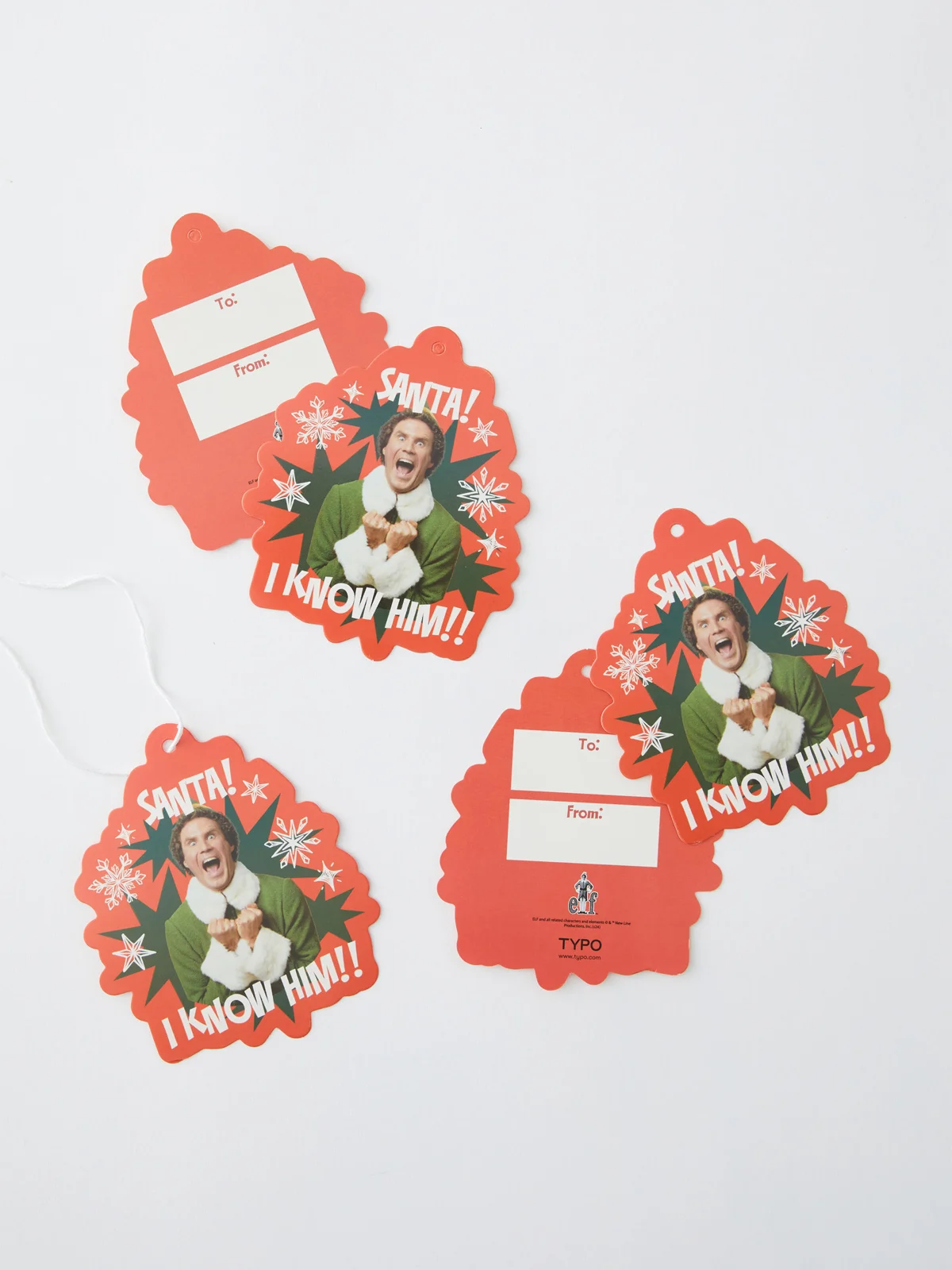 TYPO Thẻ Treo 5 Cái/Bộ - Die Cut Gift Tag 5Pk