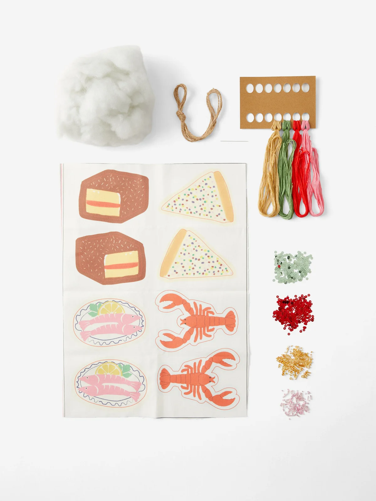 TYPO Bộ Thủ Công Trang Trí Bằng - Diy Fabric Ornaments