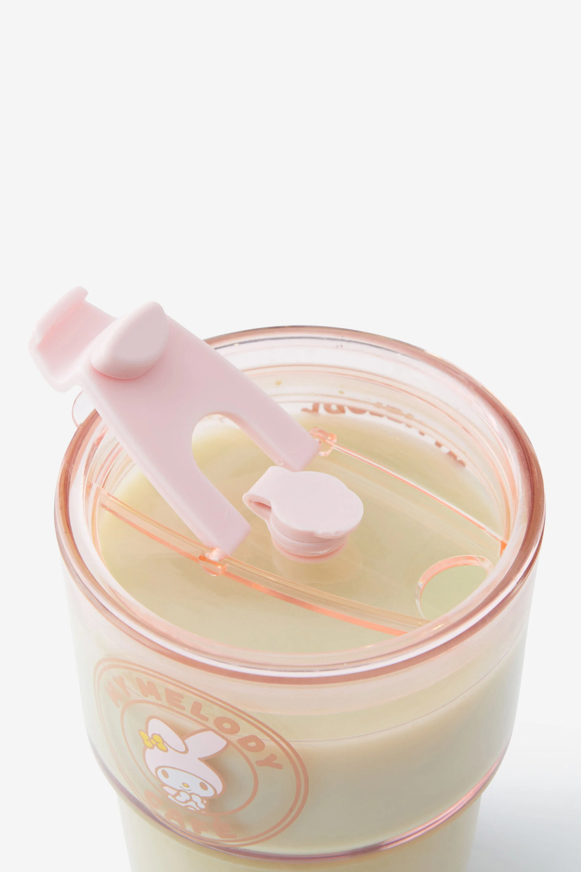 TYPO Ly Thủy Tinh Có Nắp - Collab Love A Latte Glass Tumbler