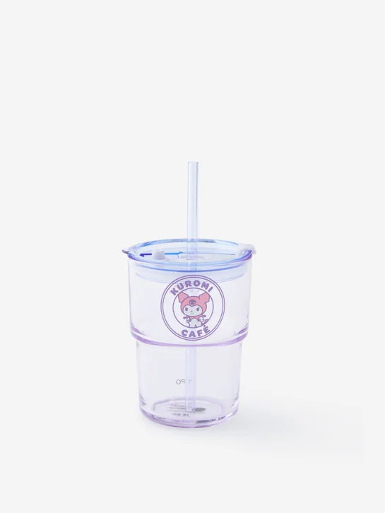 TYPO Ly Thủy Tinh Có Nắp - Collab Love A Latte Glass Tumbler