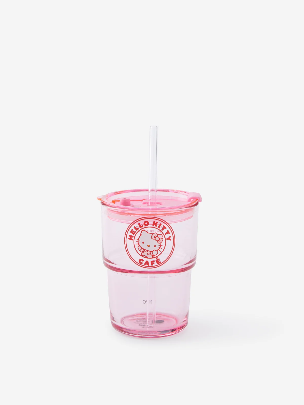 TYPO Ly Thủy Tinh Có Nắp - Collab Love A Latte Glass Tumbler