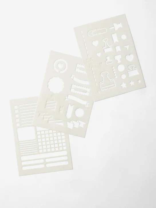 TYPO Khuôn Mẫu Vẽ - Stencil Set