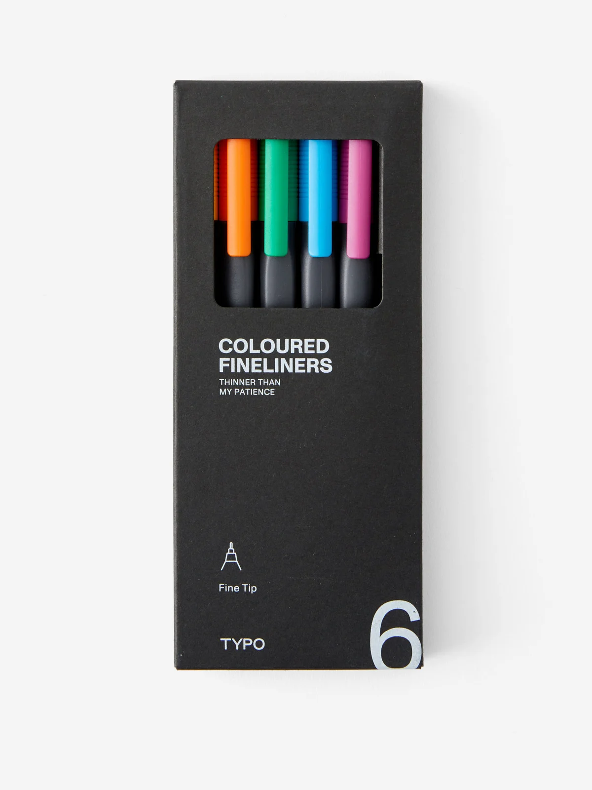 TYPO Bộ Bút Lông 6 Cây - So Fine Fineliners 6Pk