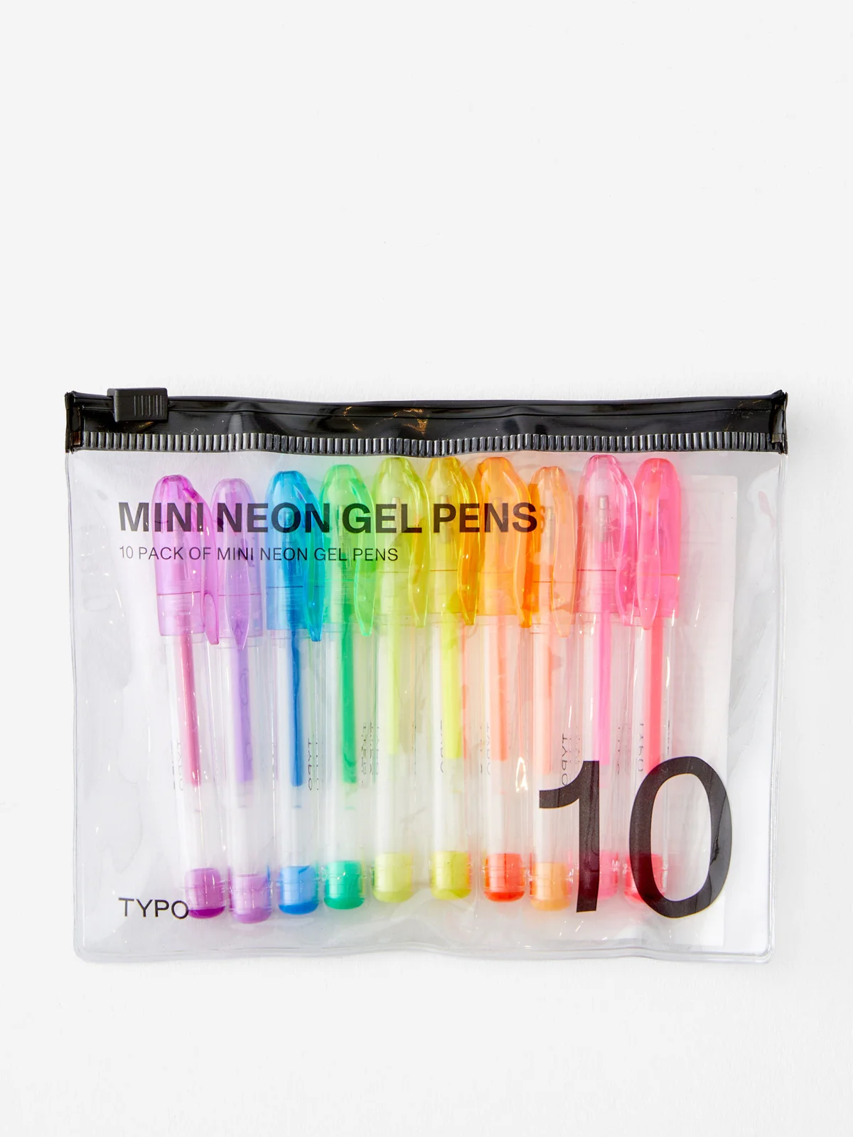 TYPO Bộ Bút Gel 10 Cây - Mini Gel Pen 10Pk