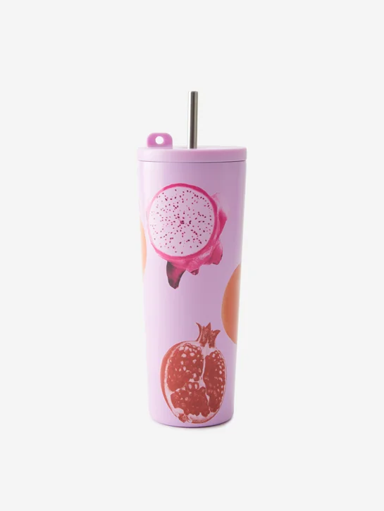 TYPO Ly Uống Nước Typo 700ML - Hidden Straw Metal Smoothie Cup 700ML