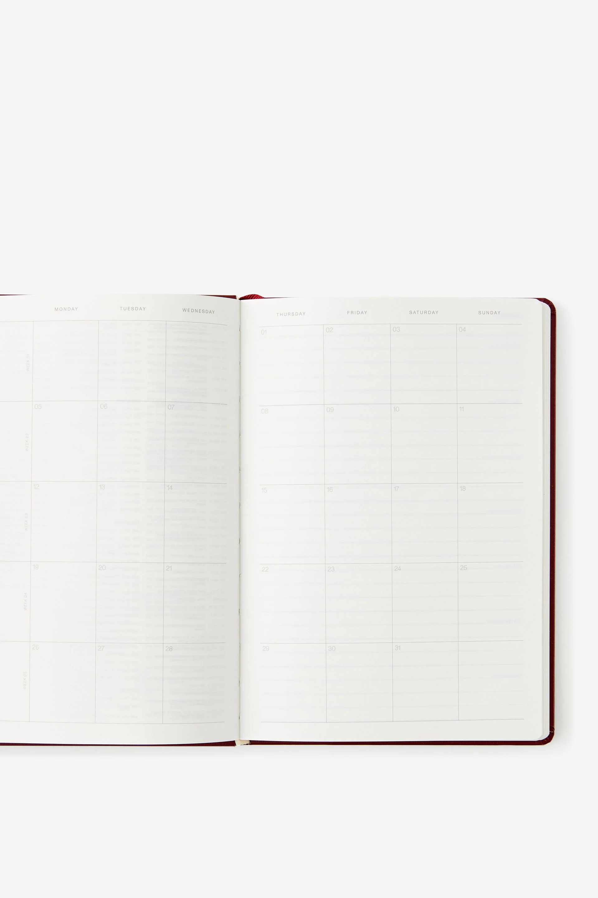 TYPO Sổ Tay A5 - 2026 A5 Weekly Hard Metro Diary
