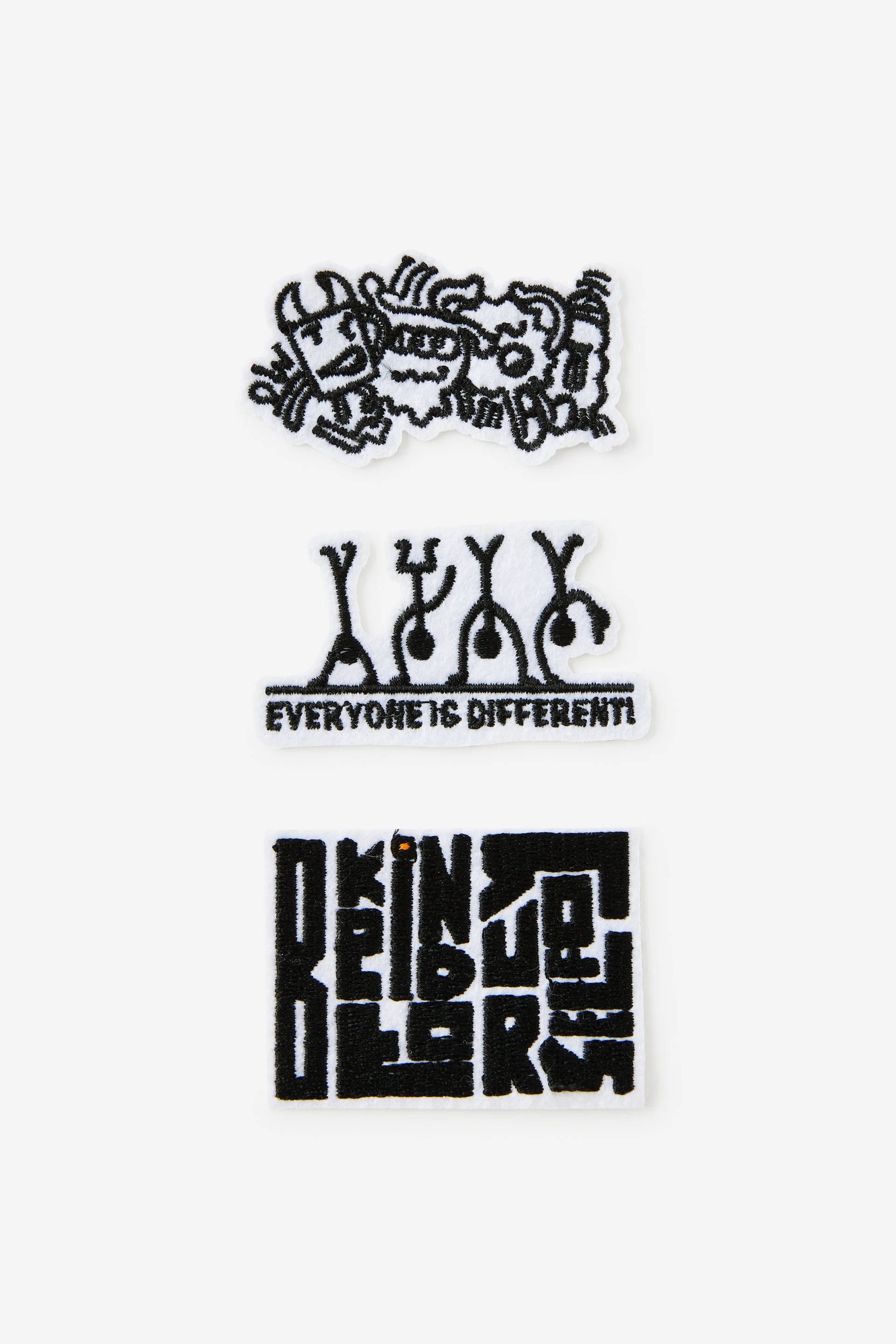 TYPO Bộ 3 Miếng Dán Nhiệt - Lcn Iron On Patches 3Pk