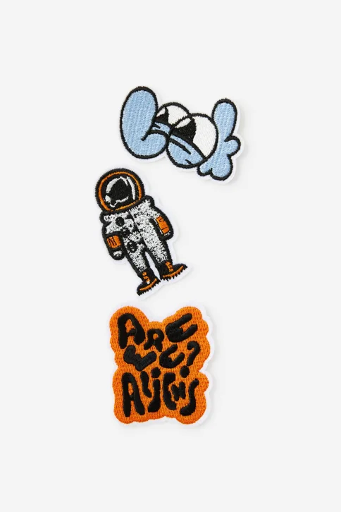 TYPO Bộ 3 Miếng Dán Nhiệt - Lcn Iron On Patches 3Pk