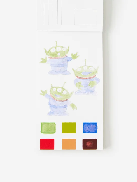 TYPO Bộ Màu Vẽ Kèm Sổ - Lcn Watercolour Postcard Pad