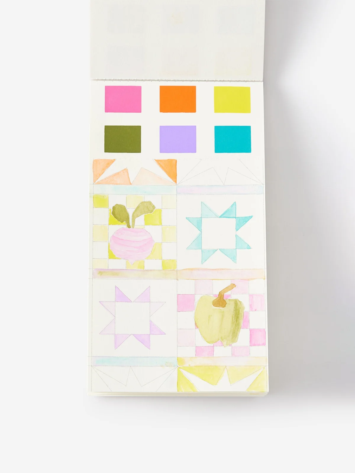 TYPO Bộ Màu Vẽ Kèm Sổ - Watercolour Postcard Pad