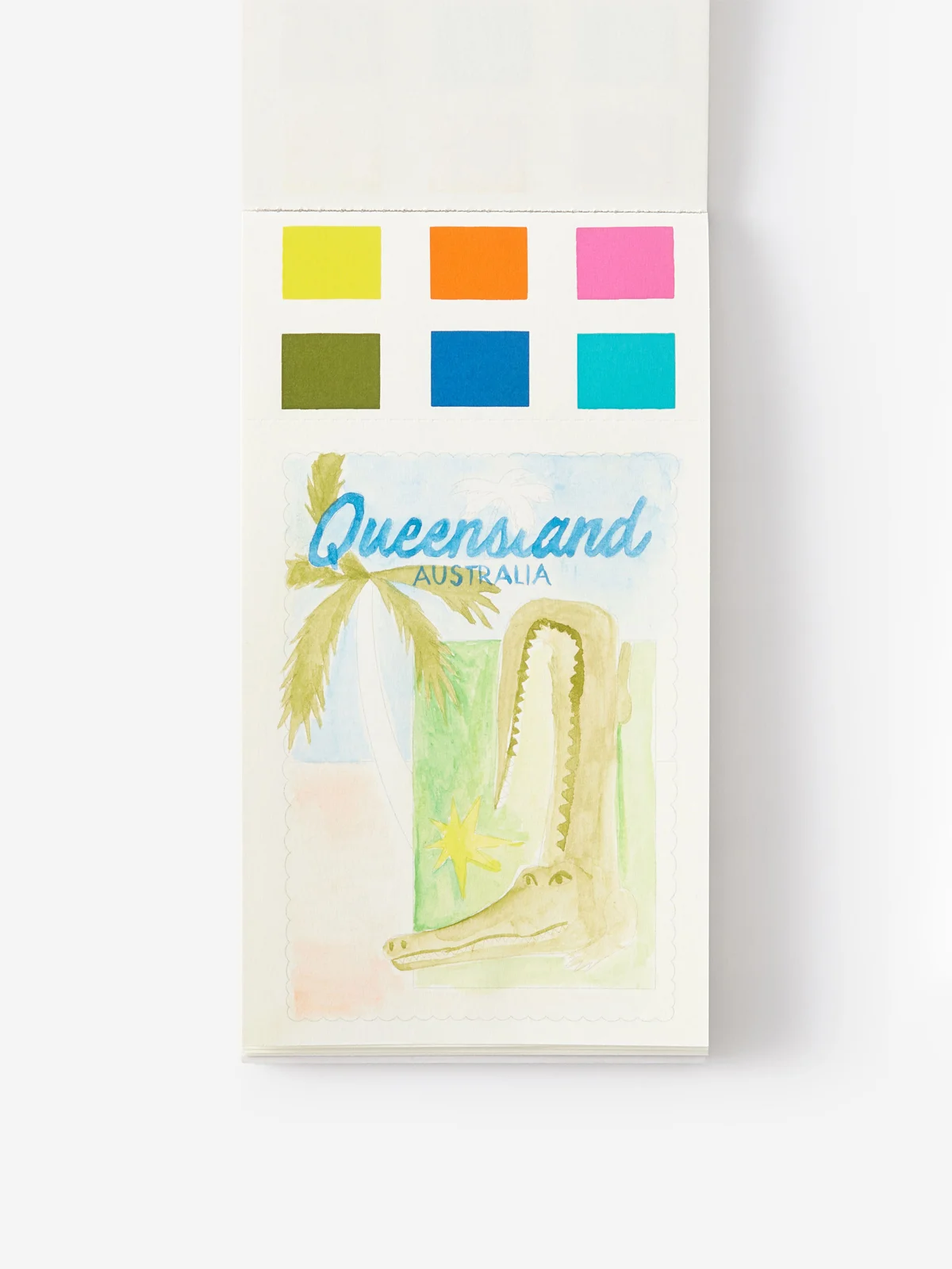 TYPO Bộ Màu Vẽ Kèm Sổ - Watercolour Postcard Pad