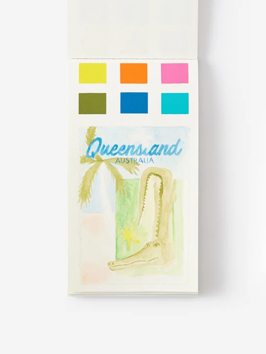 TYPO Bộ Màu Vẽ Kèm Sổ - Watercolour Postcard Pad
