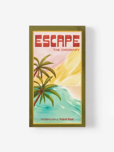 TYPO Bộ Màu Vẽ Kèm Sổ - Watercolour Postcard Pad