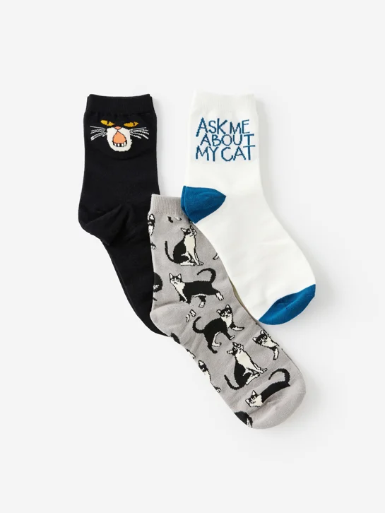 TYPO Bộ 3 Đôi Vớ Ngắn - 3 Pack Of Socks
