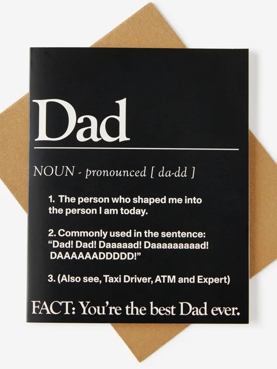 TYPO Thiệp - Fathers Day Card