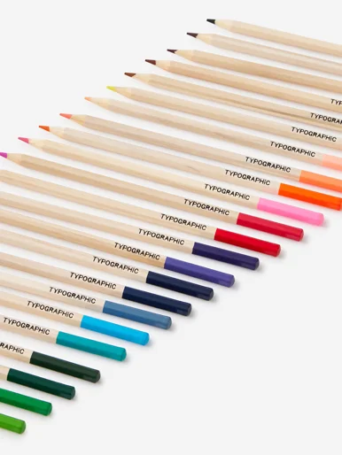 TYPO Bộ Bút Chì Màu 24 Cây - Watercolour Pencils 24Pk