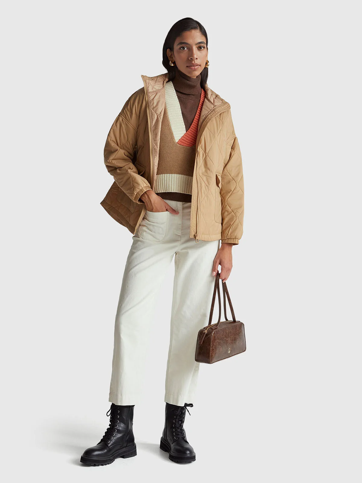 UNITED COLORS OF BENETTON Áo Gile Nữ Women Waistcoat
