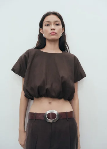 MANGO Áo Kiểu Nữ Camilie