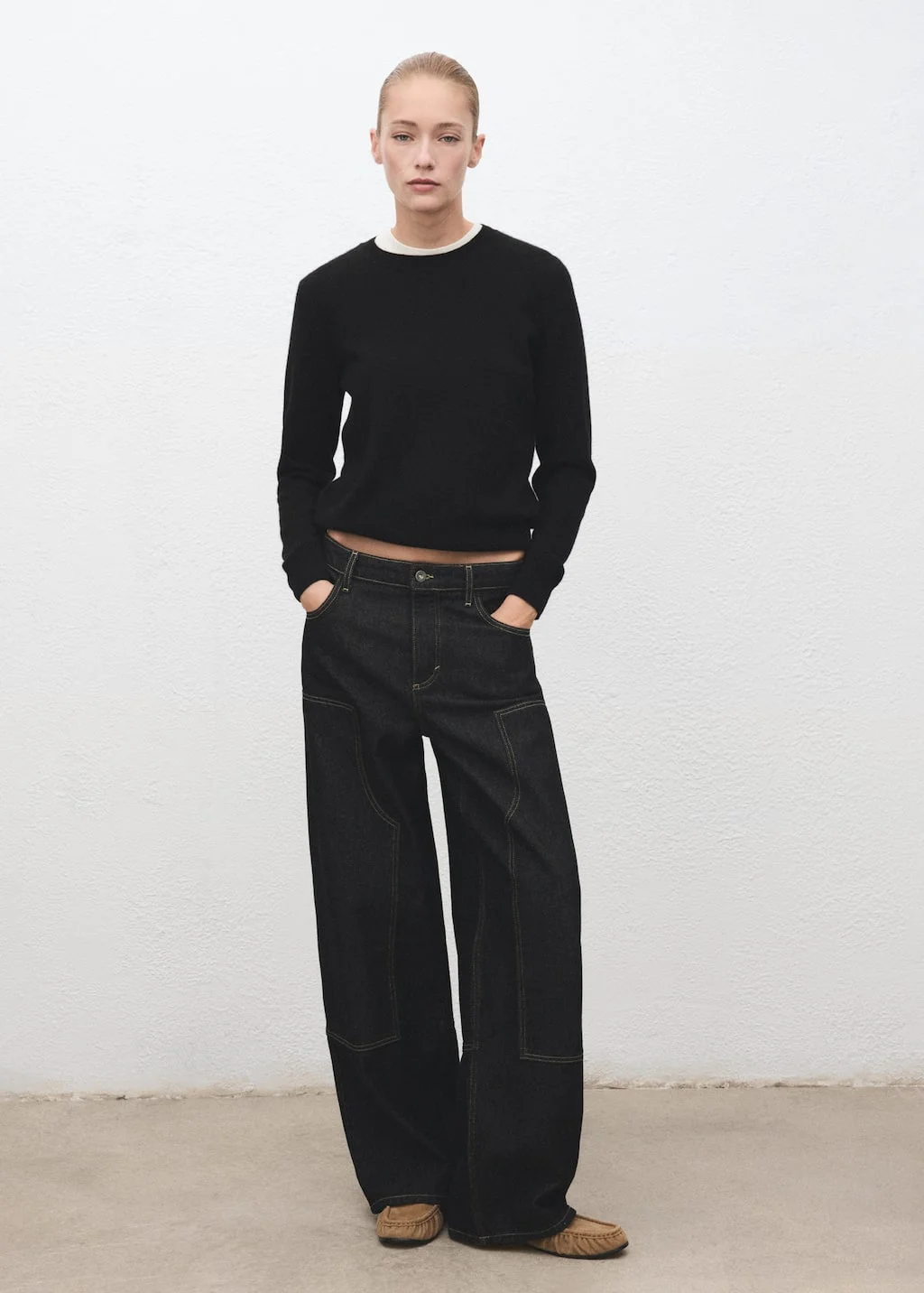 MANGO Quần Jeans Nữ Sandra