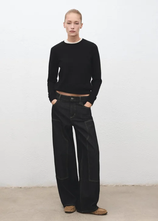 MANGO Quần Jeans Nữ Sandra