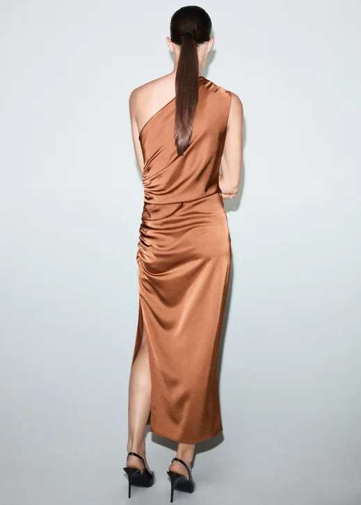 MANGO Đầm Nữ Safron