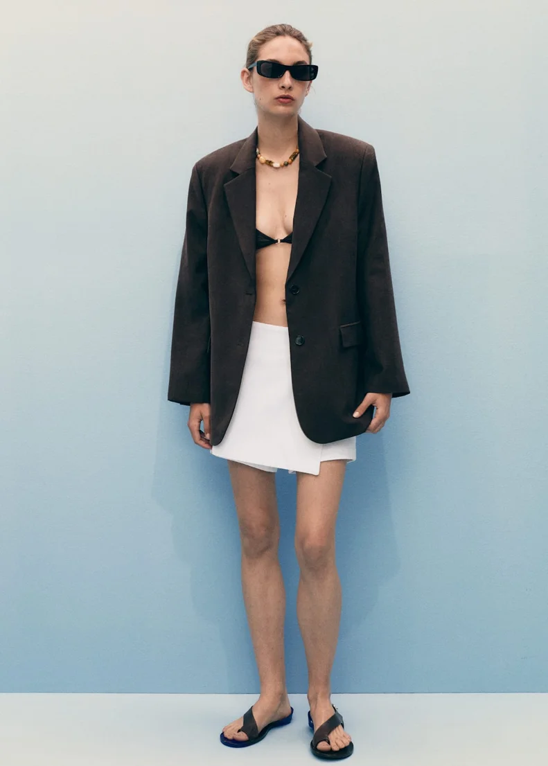 MANGO Quần Ngắn Nữ Skort