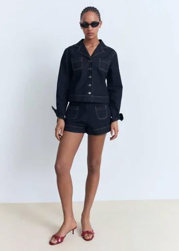MANGO Quần Ngắn Nữ Livia