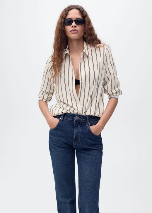 MANGO Áo Sơ Mi Nữ Basic
