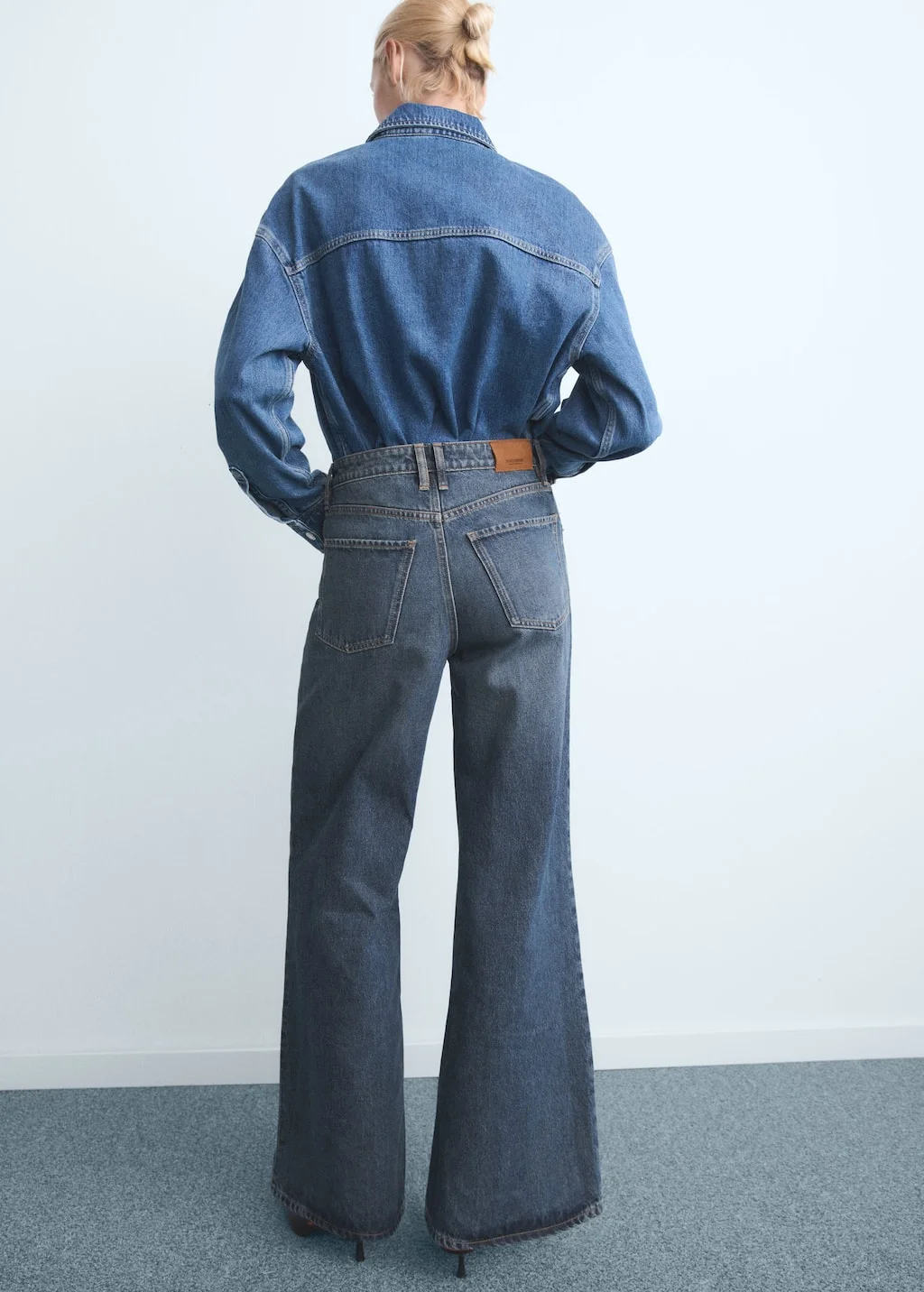 MANGO Quần Jeans Nữ Seattle