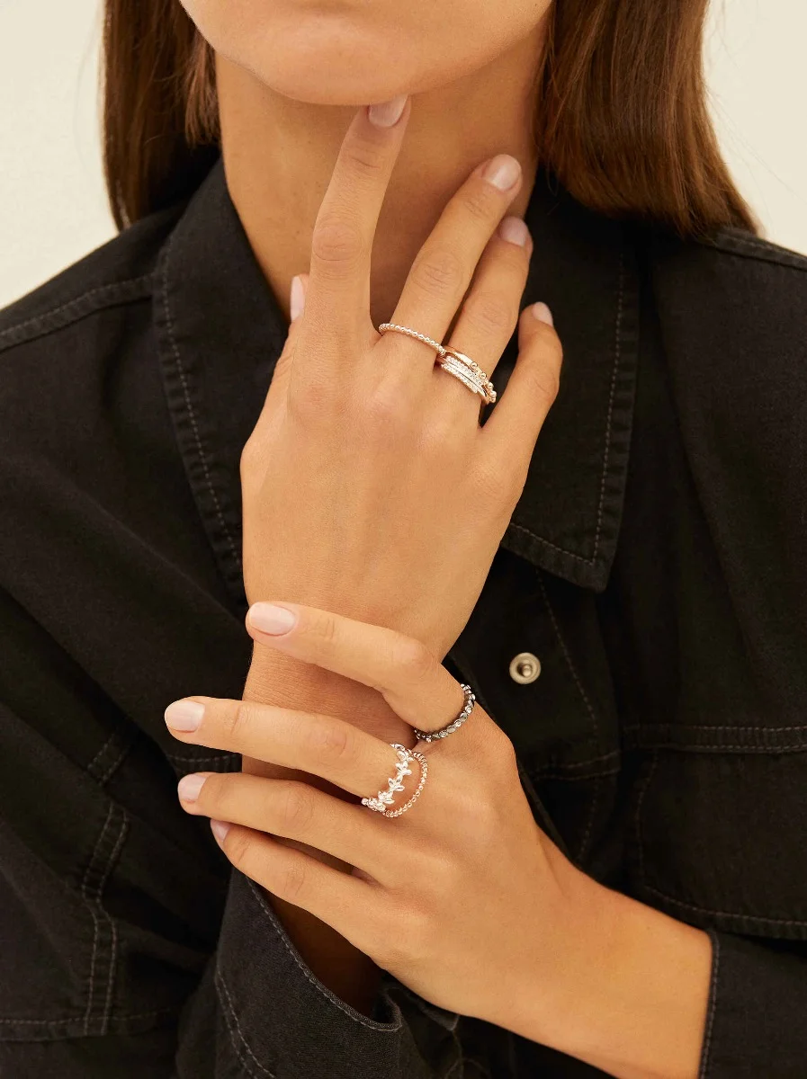 PARFOIS Nhẫn Silver Basics