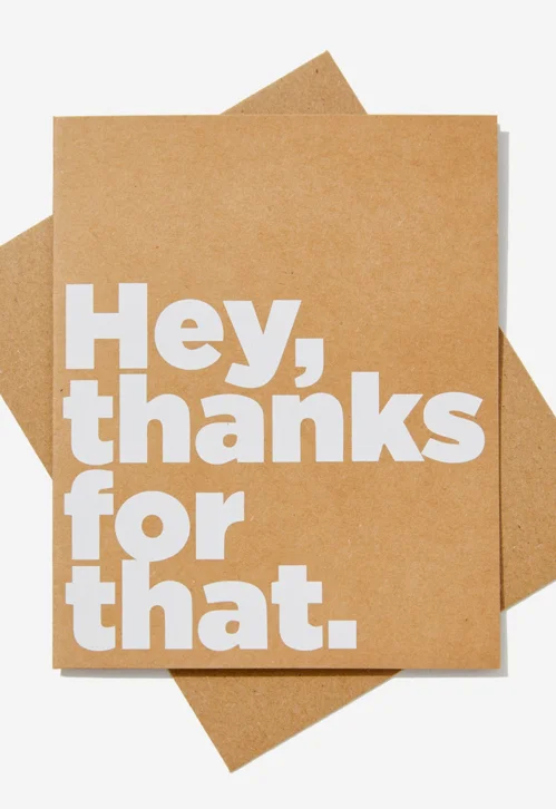 TYPO Thiệp - Thank You Card