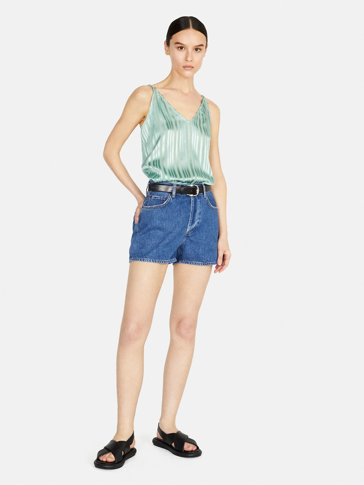 SISLEY Áo Kiểu Nữ Devore Lingerie Top