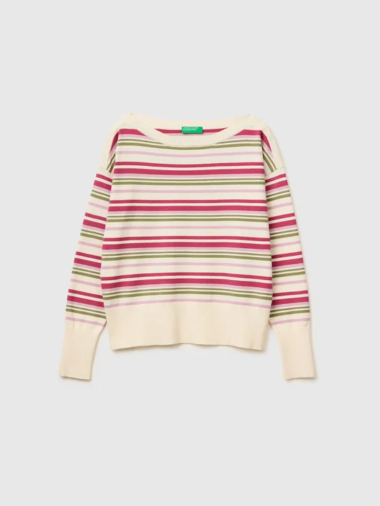UNITED COLORS OF BENETTON Áo Len Dài Tay Nữ