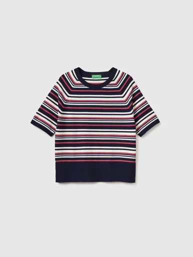 UNITED COLORS OF BENETTON Áo Len Ngắn Tay Nữ