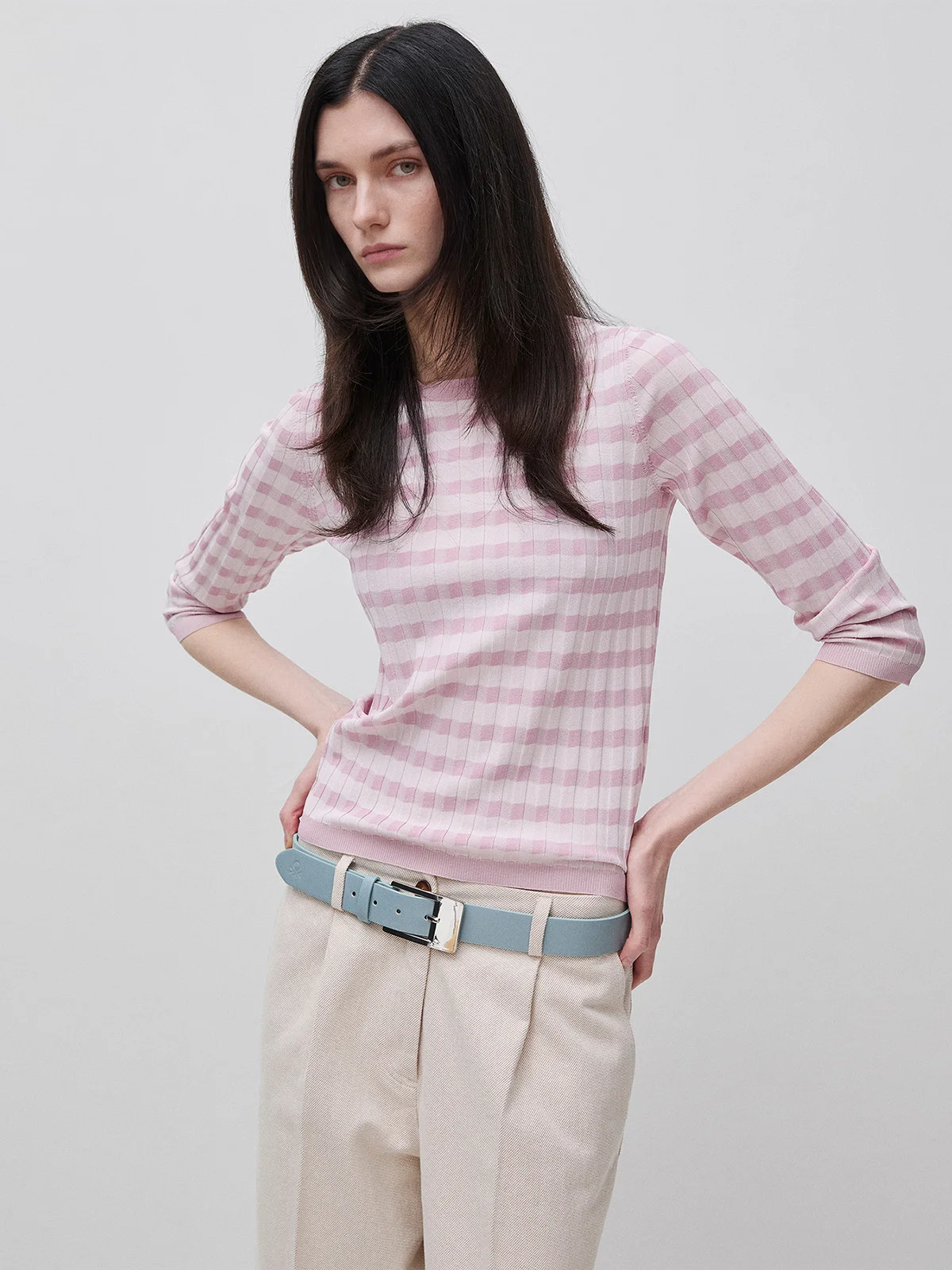 UNITED COLORS OF BENETTON Áo Len Dài Tay Nữ