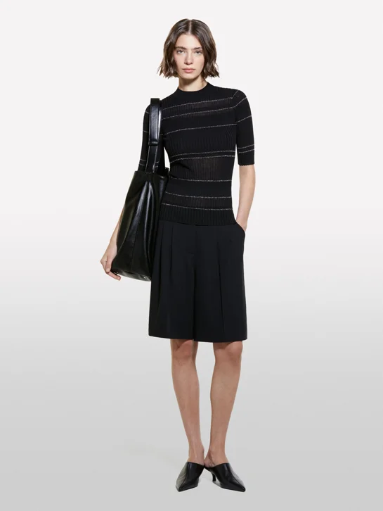 SISLEY Áo Len Dài Tay Nữ Women Sweater