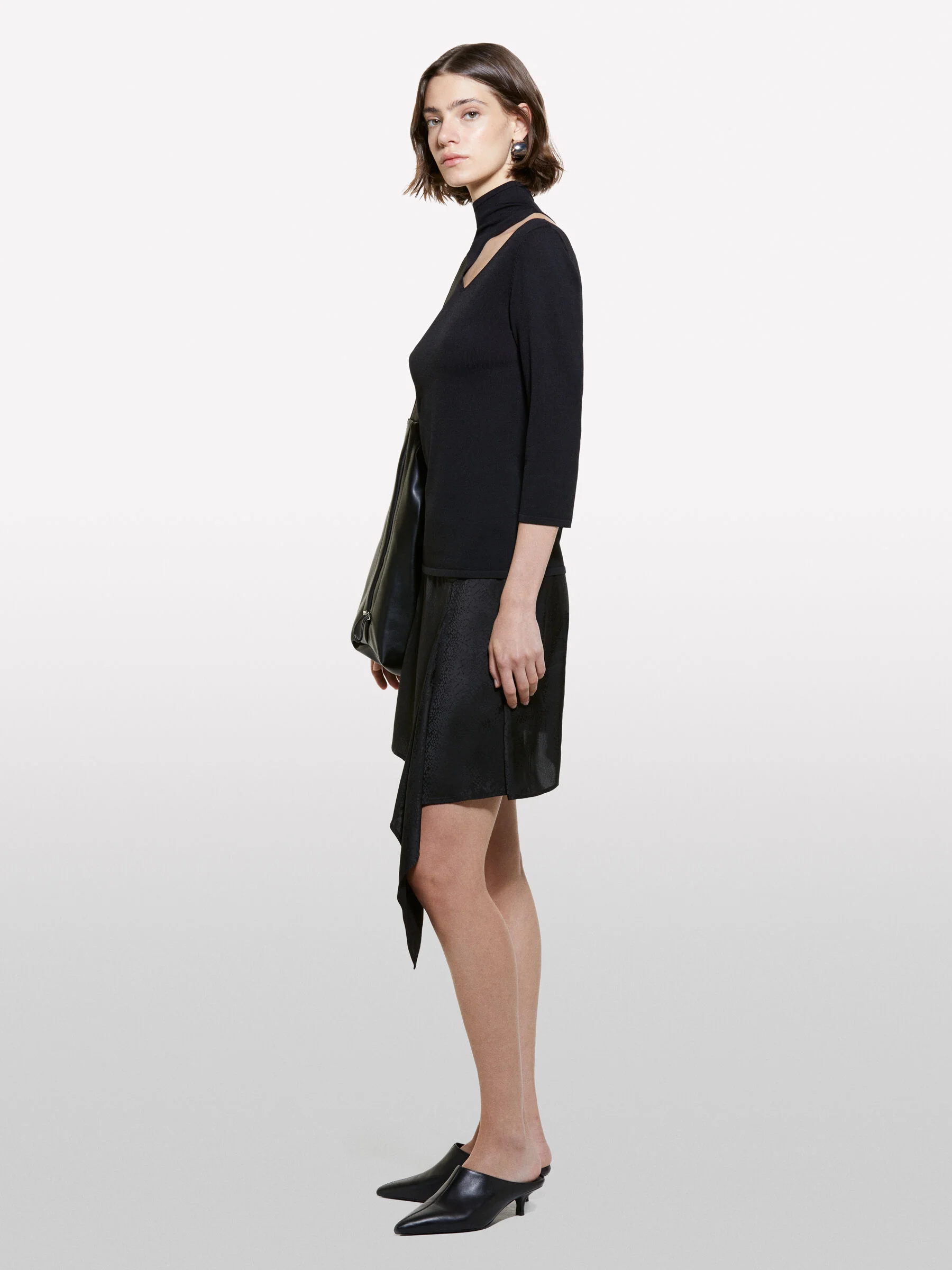 SISLEY Áo Len Dài Tay Nữ Women Sweater
