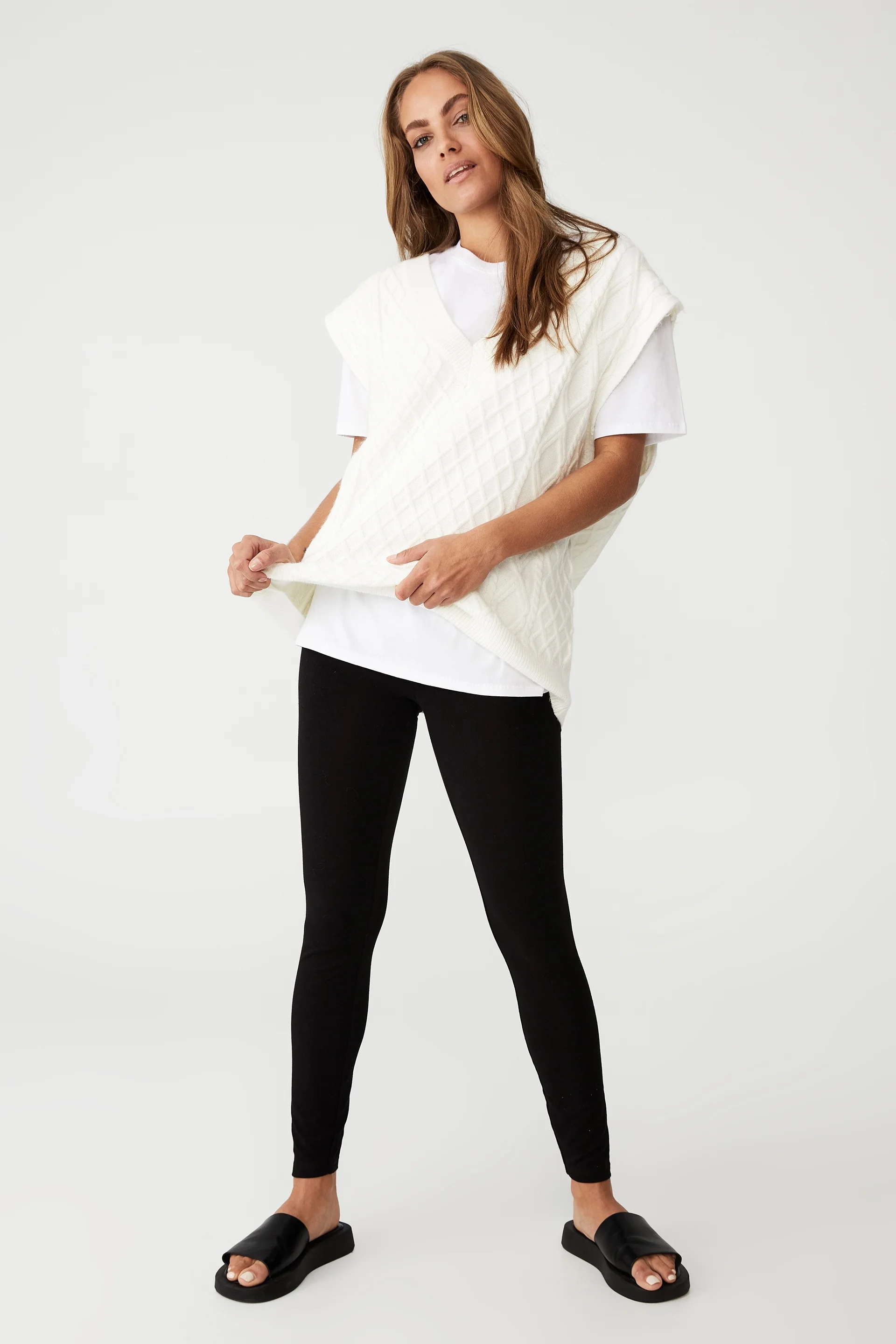 Cotton On - Quần Leggings Nữ - High Waisted Dylan Legging - Black