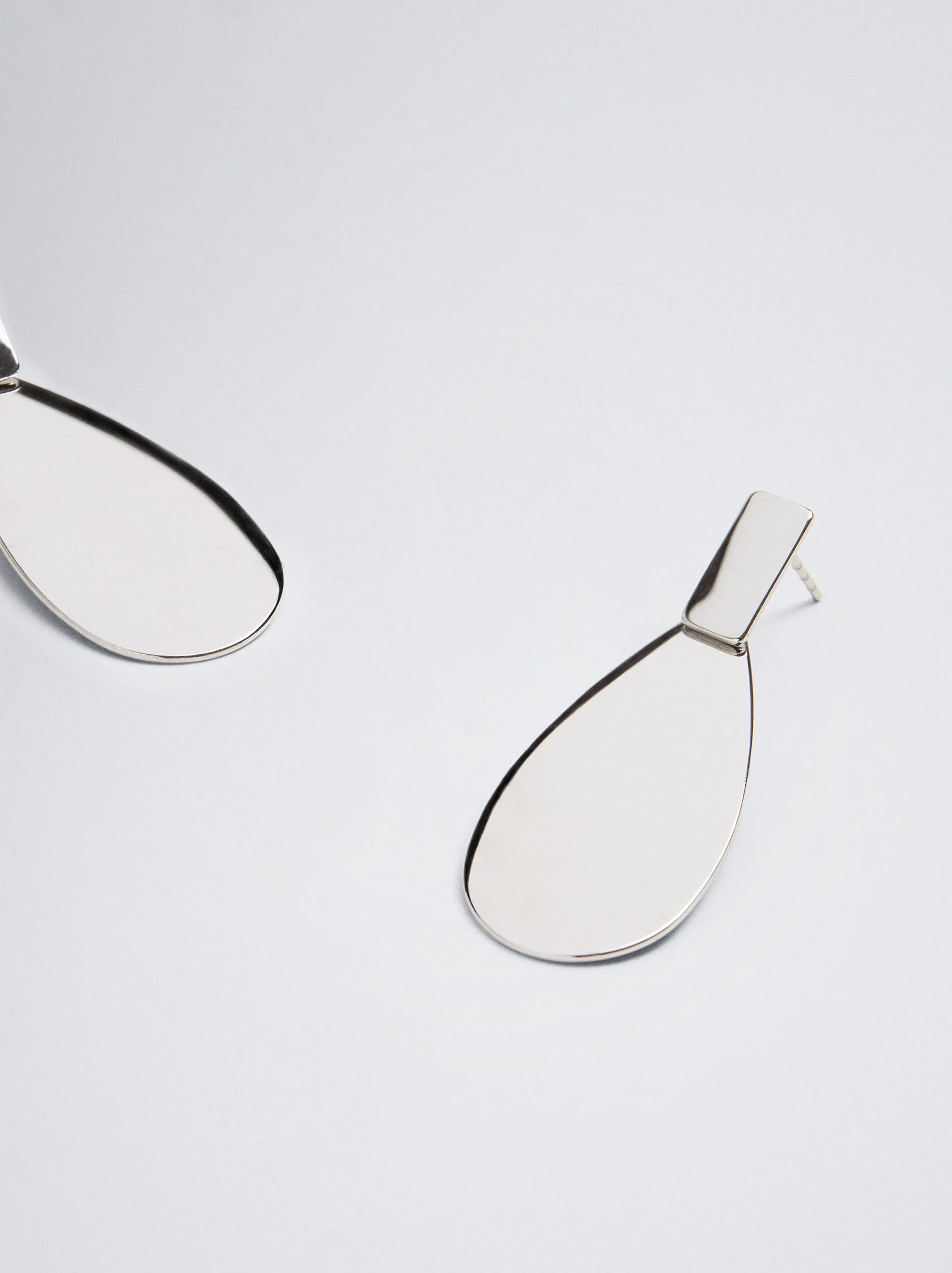 PARFOIS Hoa Tai Nữ Stainless Steel Silver