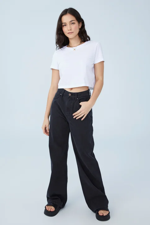 COTTON ON Quần Jeans Ống Rộng Nữ-Wide Jean Asia Fit