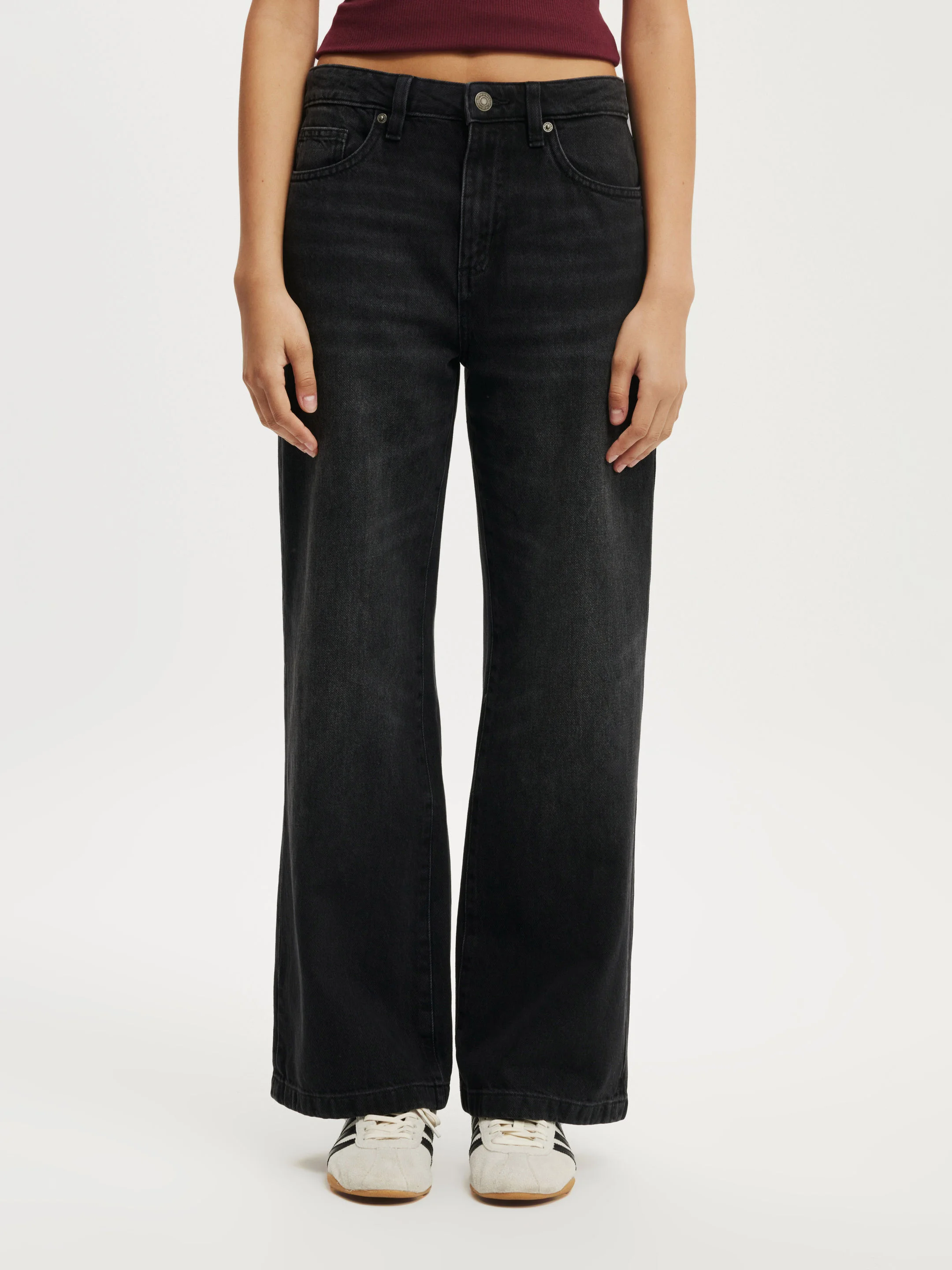 COTTON ON Quần Jeans Ống Rộng Nữ-Wide Jean Asia Fit
