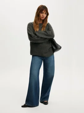 COTTON ON Quần Jeans Ống Rộng Nữ - Wide Jean Asia Fit
