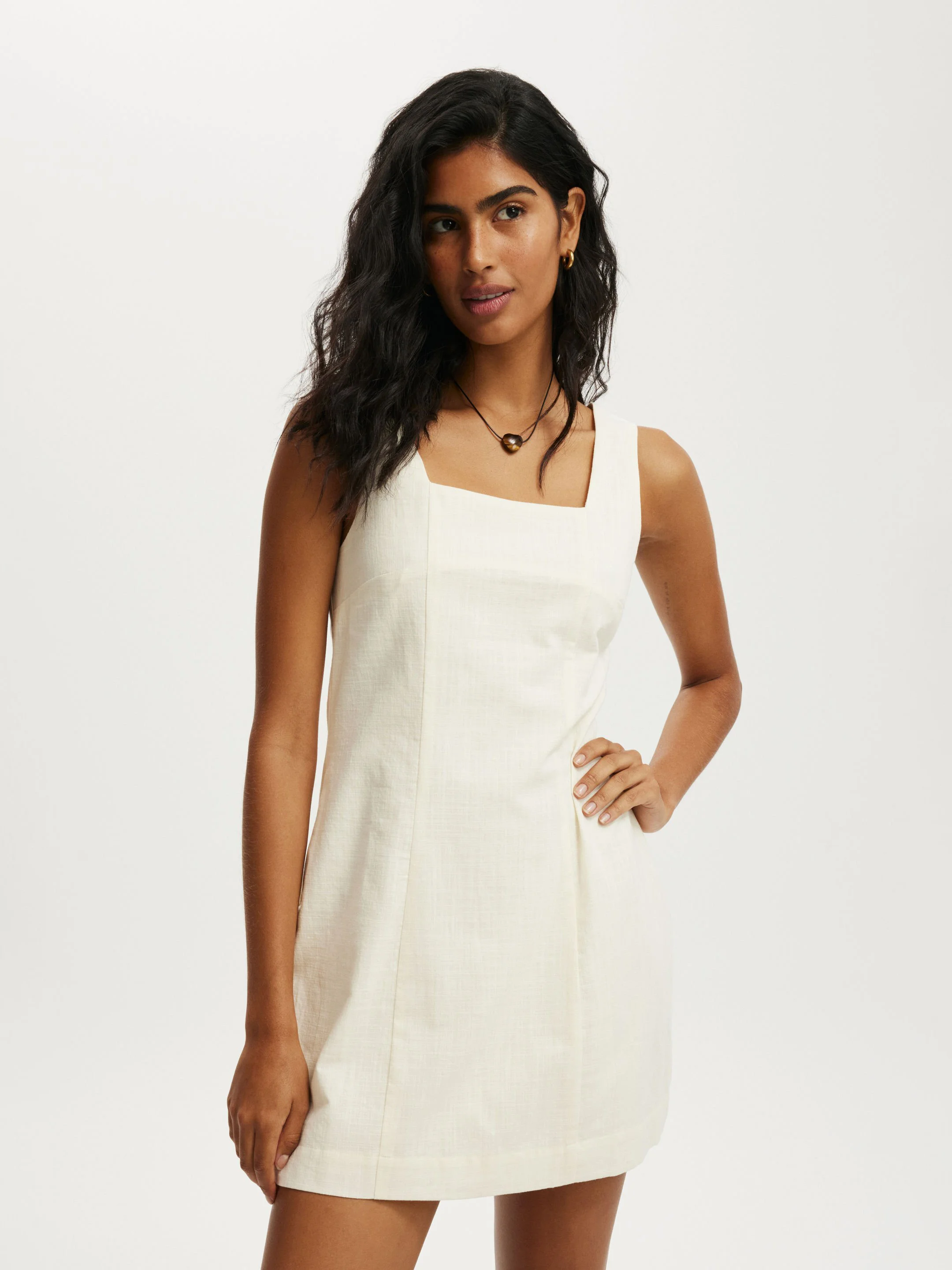 COTTON ON Đầm Mini Nữ-Square Neck Mini Dress